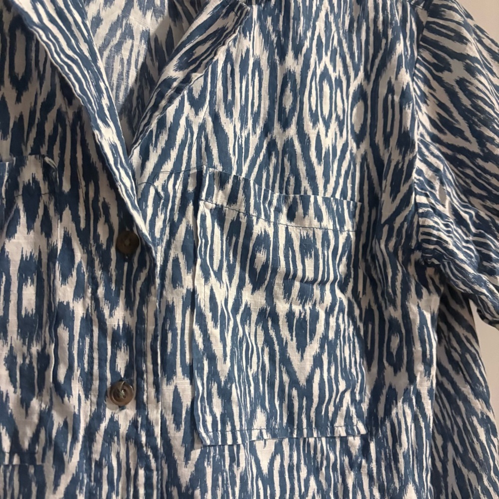 PILCRO Anthropologie Printed Voile Surf Shirt - Picture 7 of 11